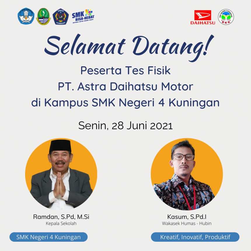 Tes Fisik PT. Astra Daihatsu Motor di Kampus SMK Negeri 4
